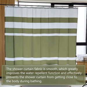 72 x 72 Fabric Shower Curtain  for Bathroom Shower